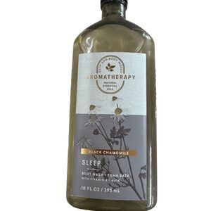 Bath & Body Works- sleep Therapy Aromatherapy Body Wash - Black Chamomile